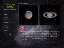 Tablet Screenshot of glitteringlights.com